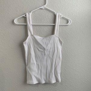 White spaghetti strap shirt from express